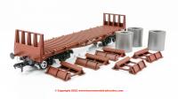 38-354 Bachmann BR BAA Steel Carrier Wagon BR Bauxite (TOPS) - Includes Wagon Load - Era 7.